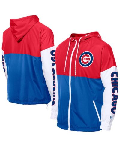 Мужская ветровка-худи New Era Chicago Cubs Color Block Full-Zip