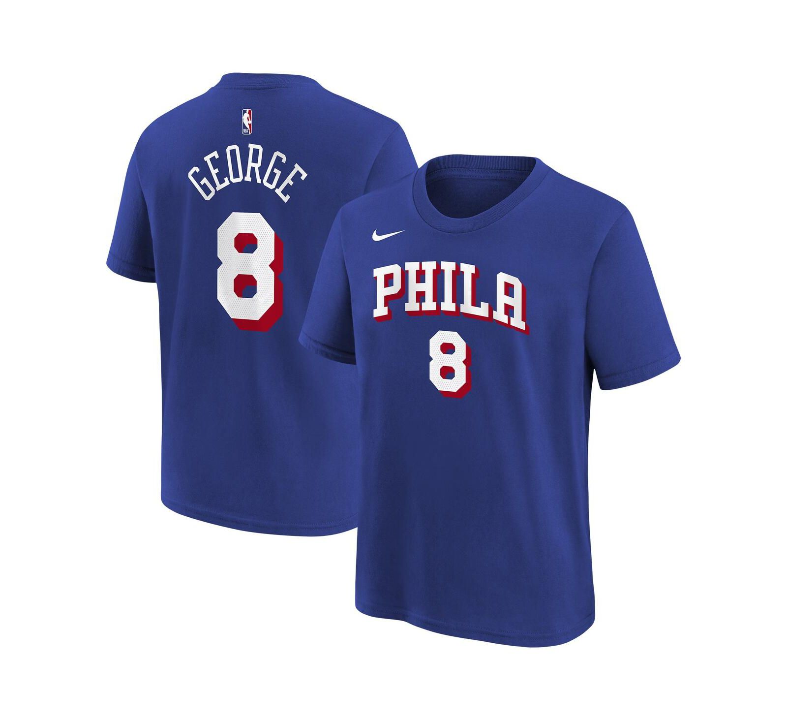 Nike Футболка Paul George Philadelphia 76ers Icon для мальчиков и девочек