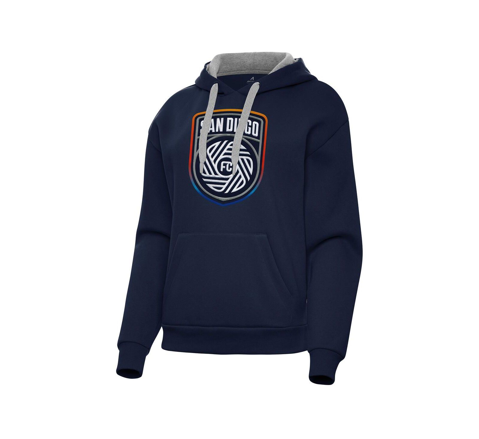 Antigua Женская толстовка San Diego FC Victory Pullover Hoodie, Navy