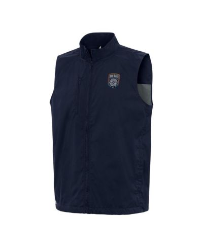 Мужской жилет Antigua Navy San Diego FC Brisk Full-Zip