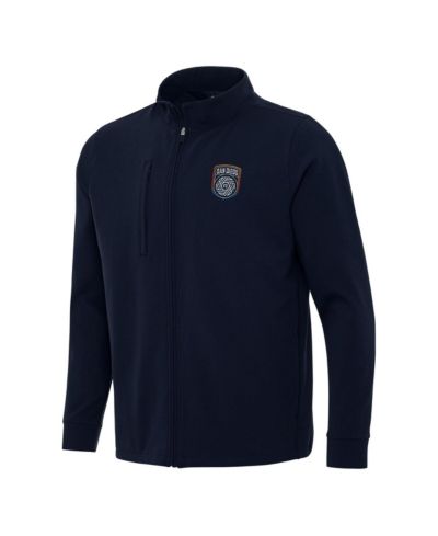Antigua Men's Navy San Diego FC Regard Full-Zip Jacket