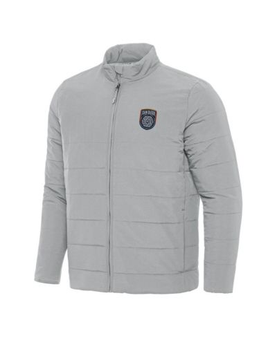 Мужская куртка Antigua San Diego FC Swelter Full-Zip, серая