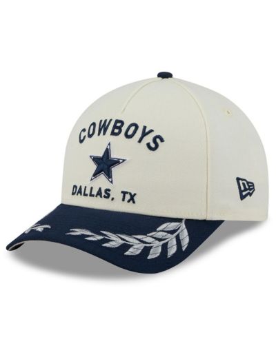 New Era кепка Dallas Cowboys 2025 NFL Draft 39THIRTY Flex мужская cream/navy