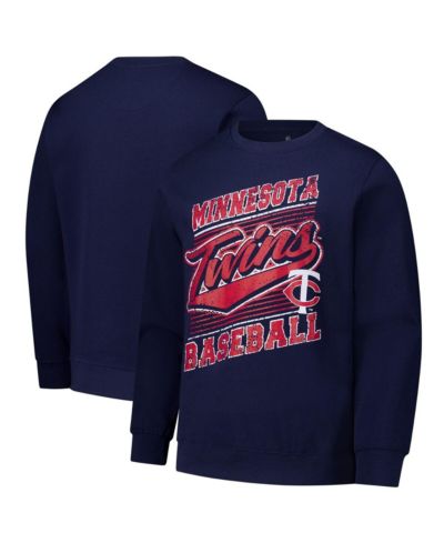 Stitches Мужской свитшот Stitches Minnesota Twins Lightweight Crew Navy