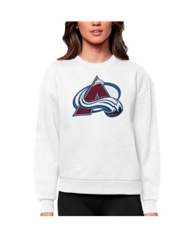 Antigua женский свитшот с логотипом Colorado Avalanche Victory Crewneck, белый