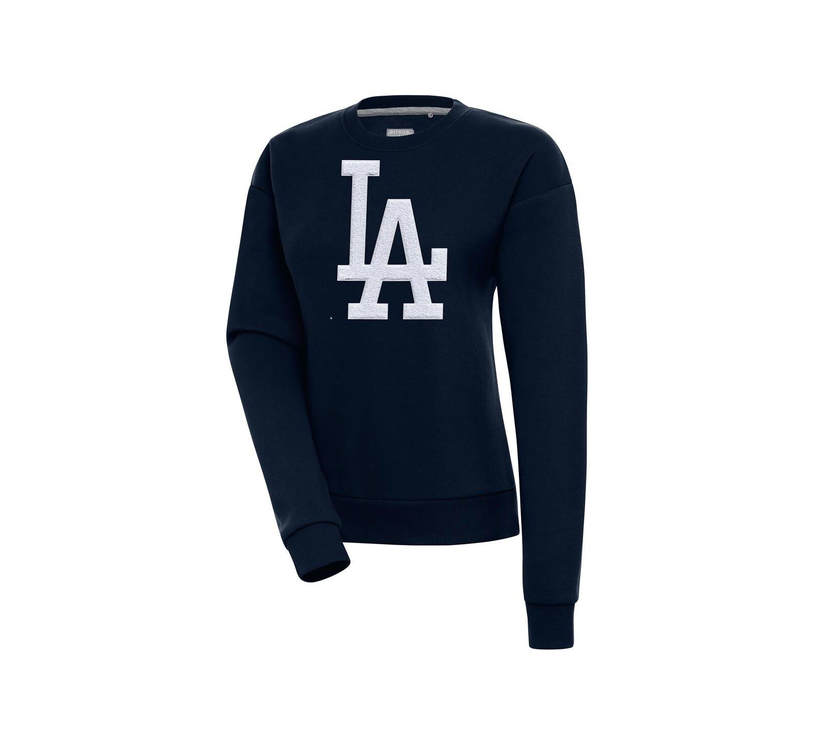 Antigua Женская толстовка Los Angeles Dodgers Navy Victory Chenille