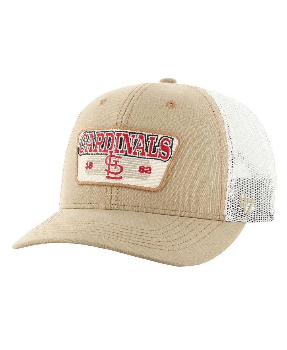 '47 Brand Men's Khaki St. Louis Cardinals Ridgewood Trucker Adjustable Hat