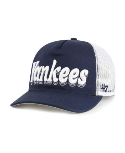 Женская регулируемая кепка '47 Brand Navy New York Yankees Biloxi Hitch