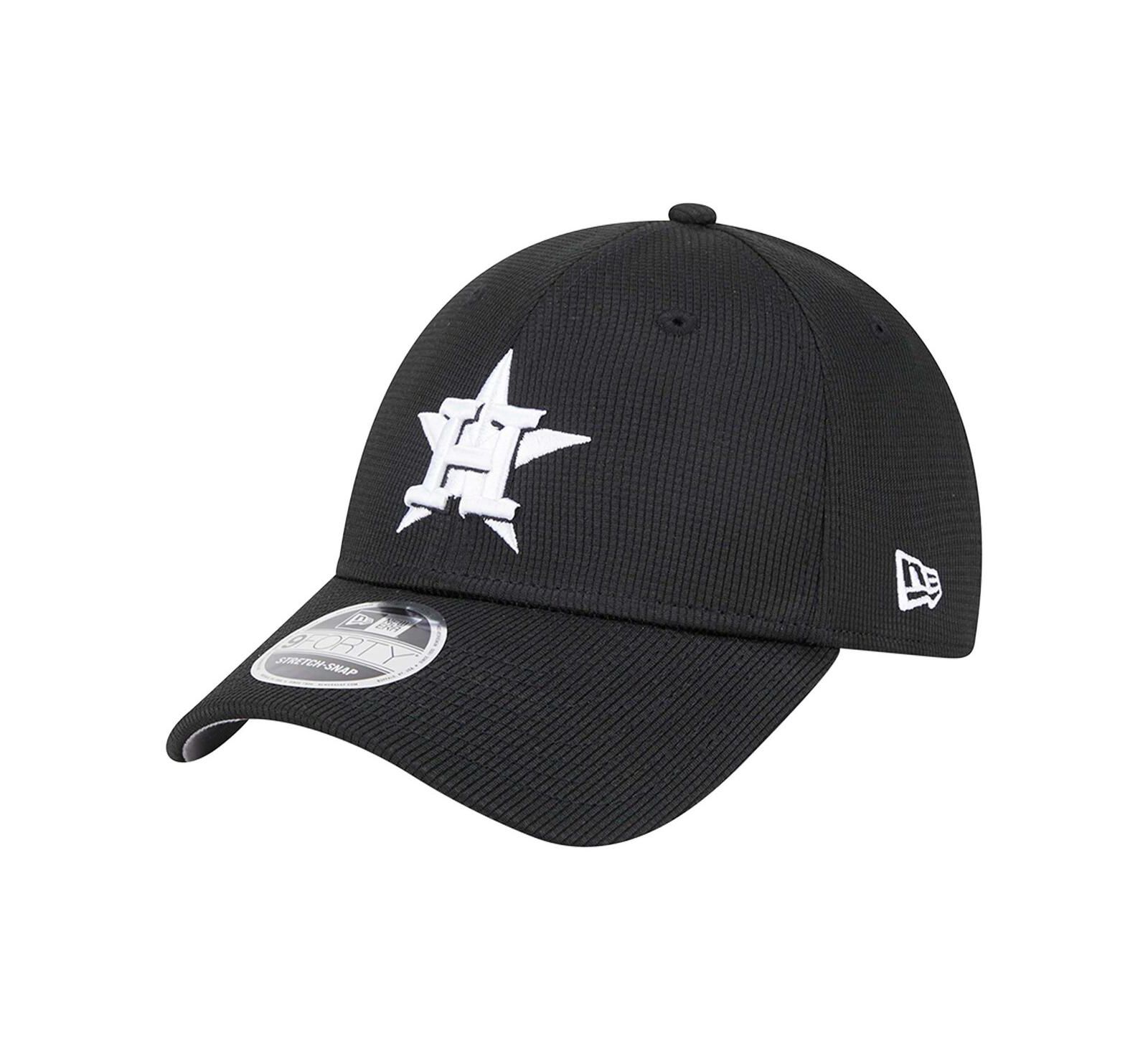 Мужская регулируемая кепка New Era Black Houston Astros Pivot 9FORTY