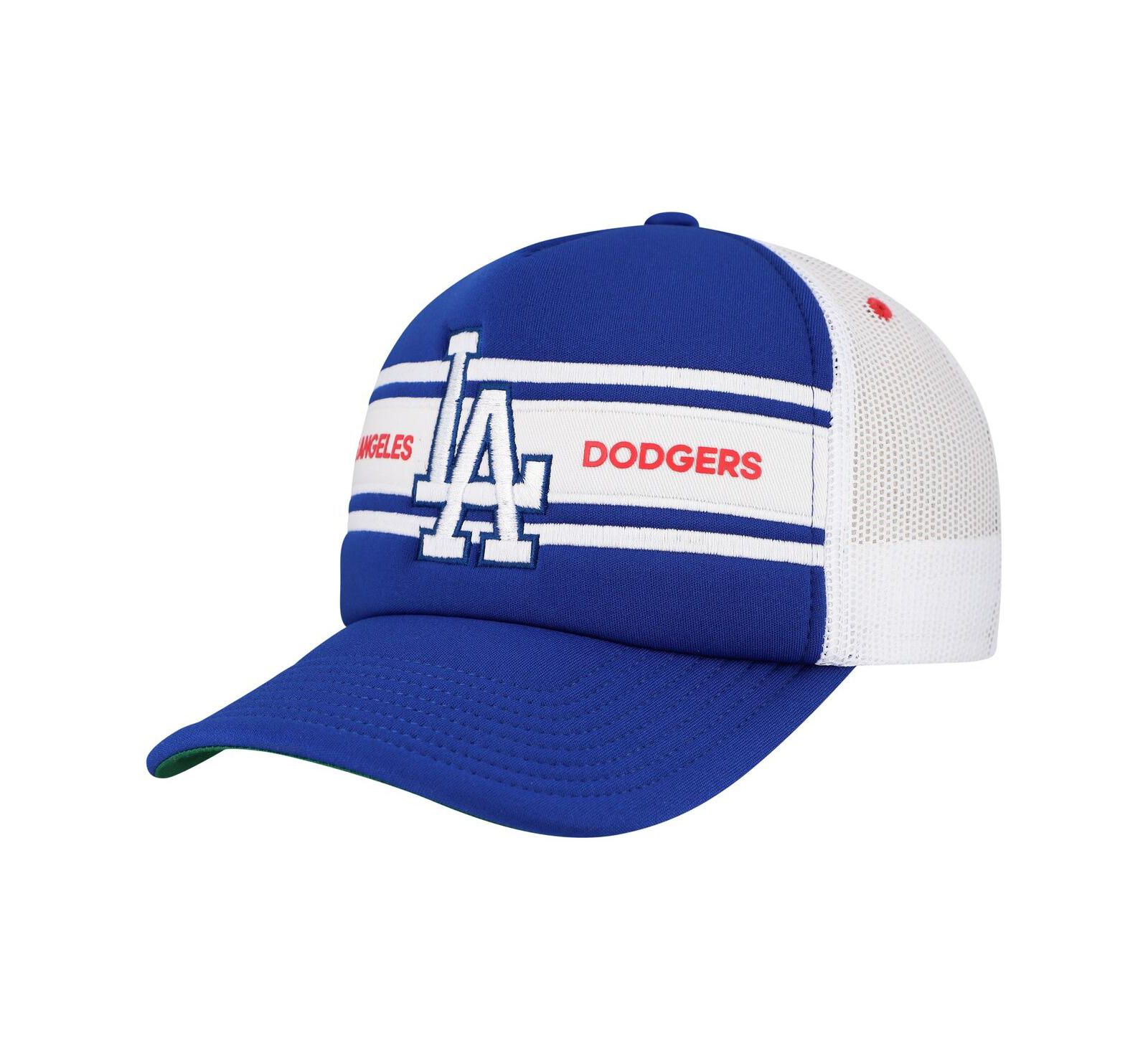 Мужская кепка-тракер Mitchell & Ness Royal Los Angeles Dodgers Sideline с регулировкой