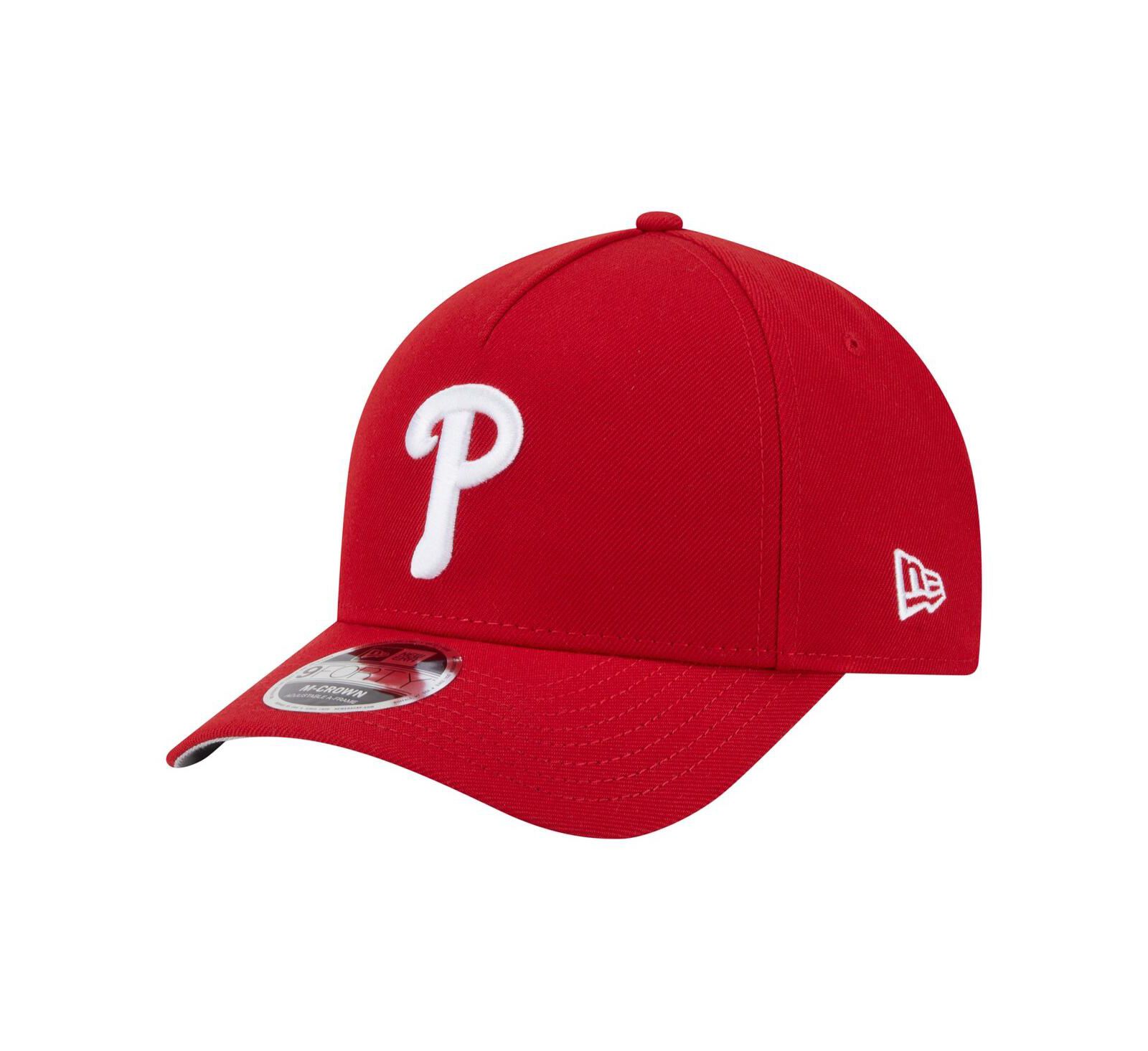 Мужская регулируемая кепка New Era 9FORTY M-Crown, красная, Philadelphia Phillies