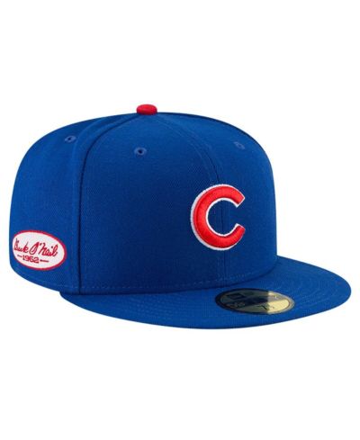 New Era Men's Royal Chicago Cubs Buck O'Neil On Field 59FIFTY Fitted Hat