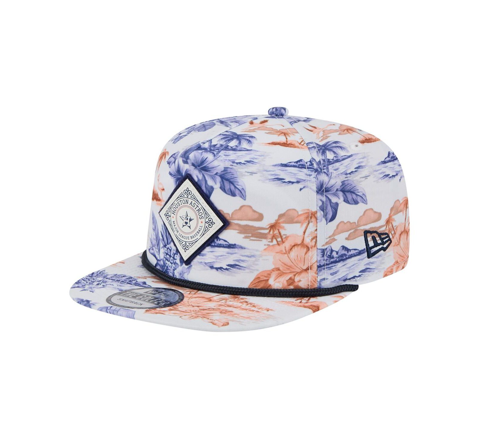 New Era кепка snapback Island Golfer, белая, с принтом Houston Astros, Мужской
