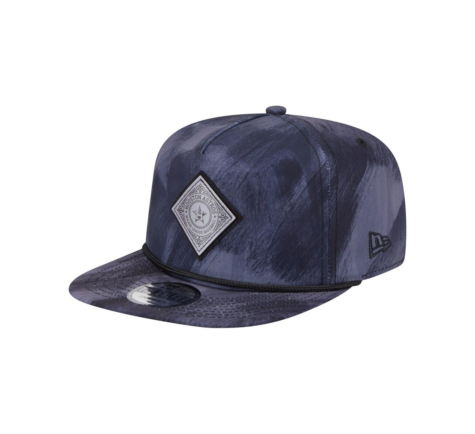 New Era Men's Navy Houston Astros Printed Golfer Snapback Hat