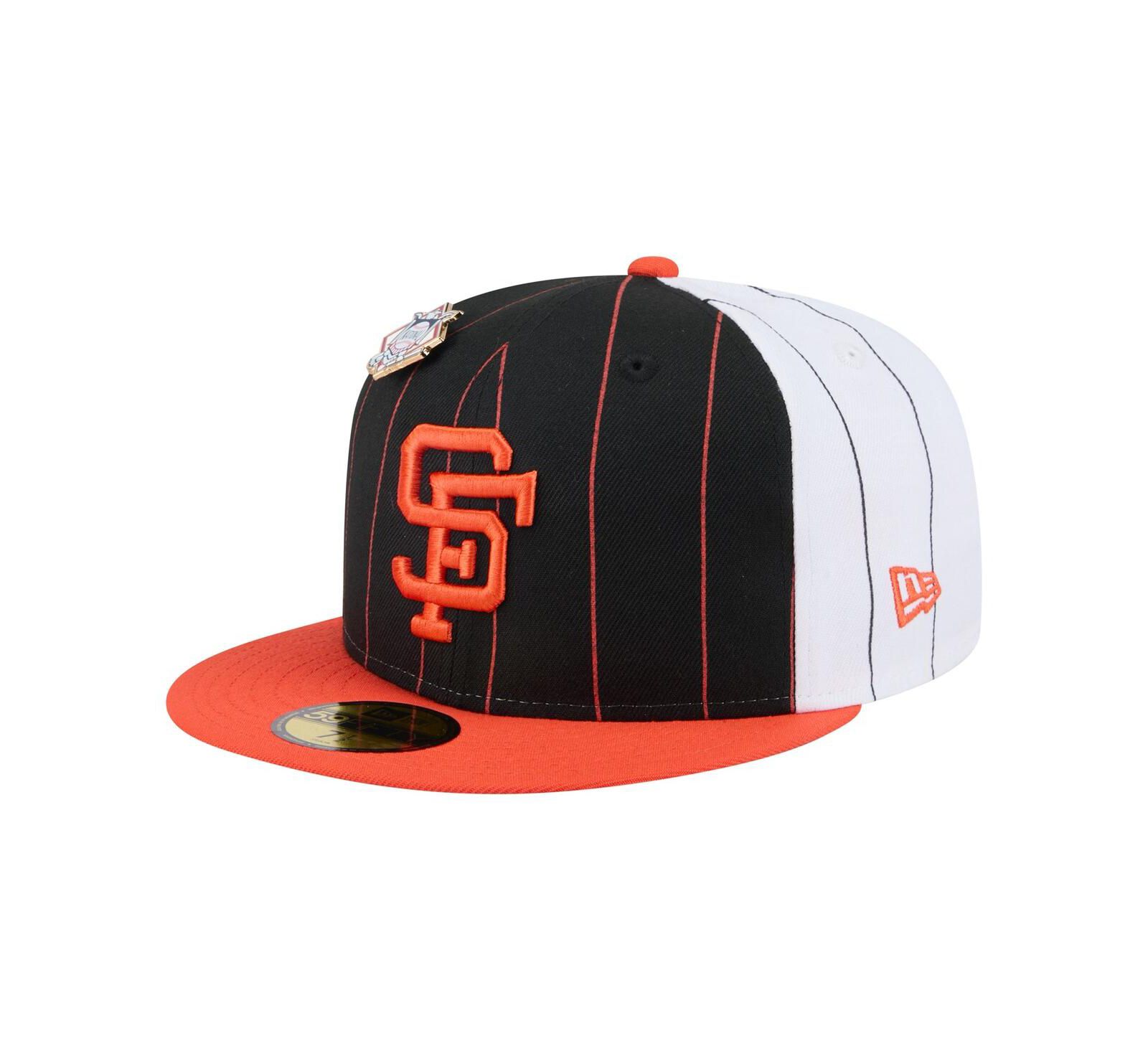 New Era Мужская кепка 59FIFTY San Francisco Giants, черная, с полоской