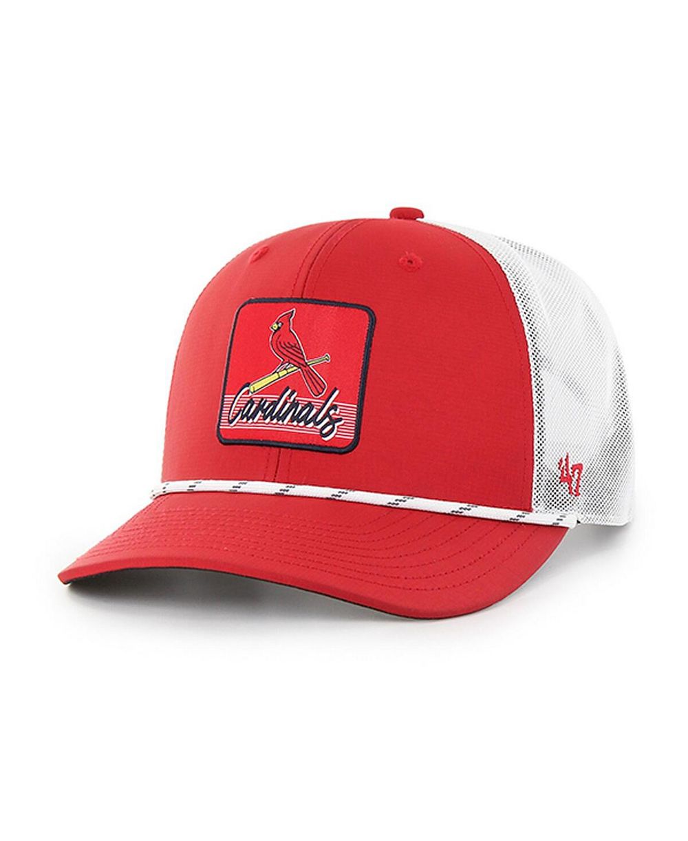 Кепка '47 Brand Men's Red/White St. Louis Cardinals Scratch Adjustable Trucker