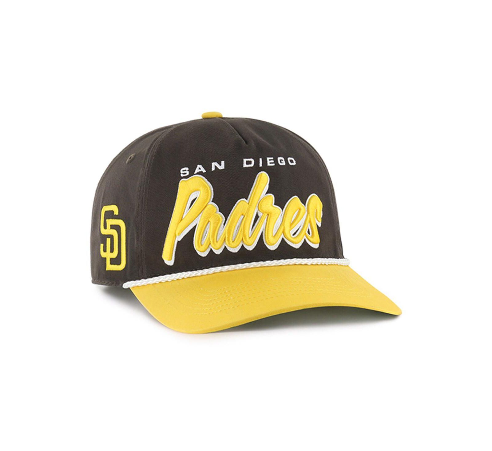 Мужская кепка '47 Brand San Diego Padres Drop Shadow Rope Hitch, коричневая