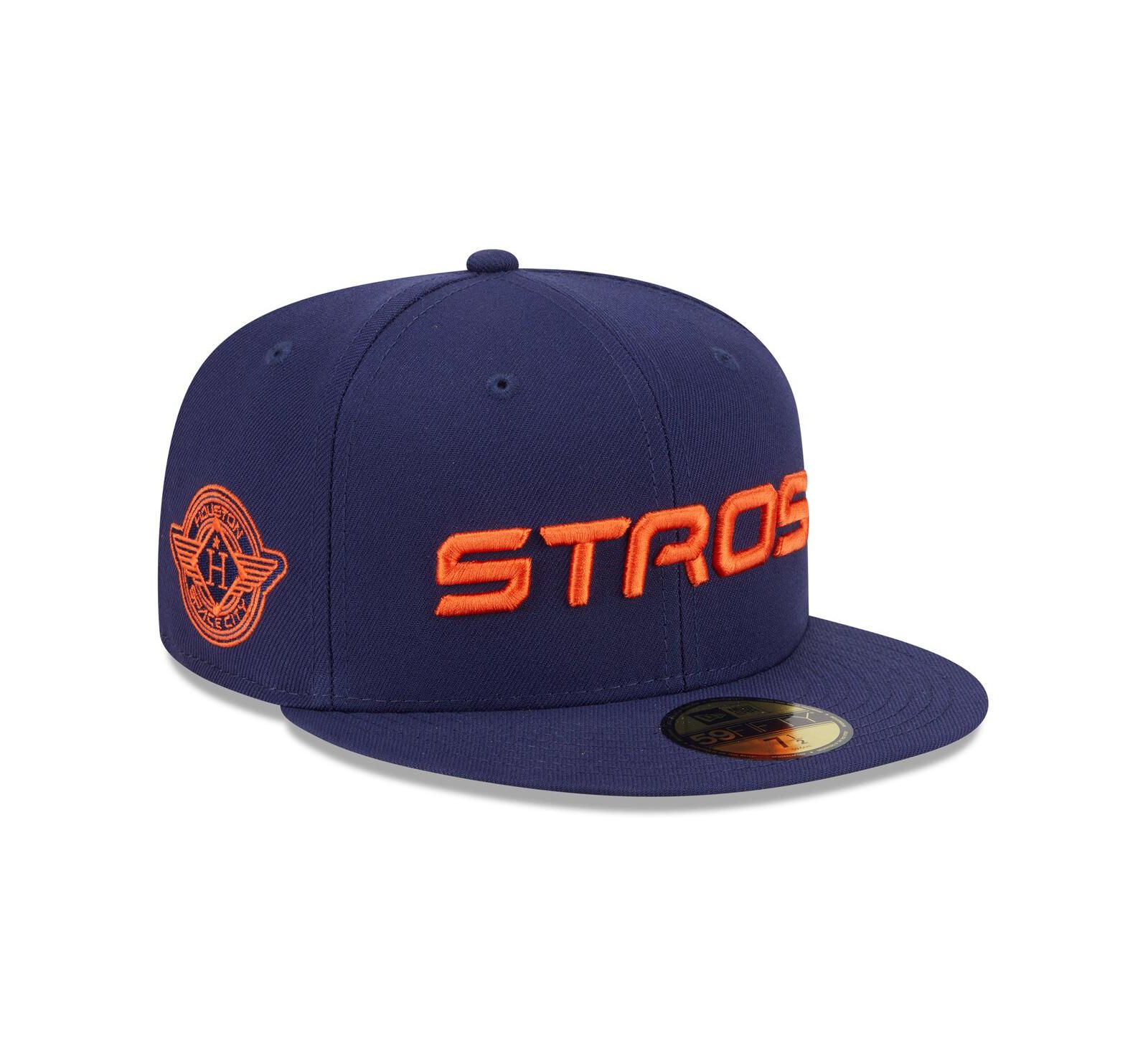 Мужская кепка New Era Navy Houston Astros 2025 City Connect Fan Pack 59FIFTY Fitted Hat