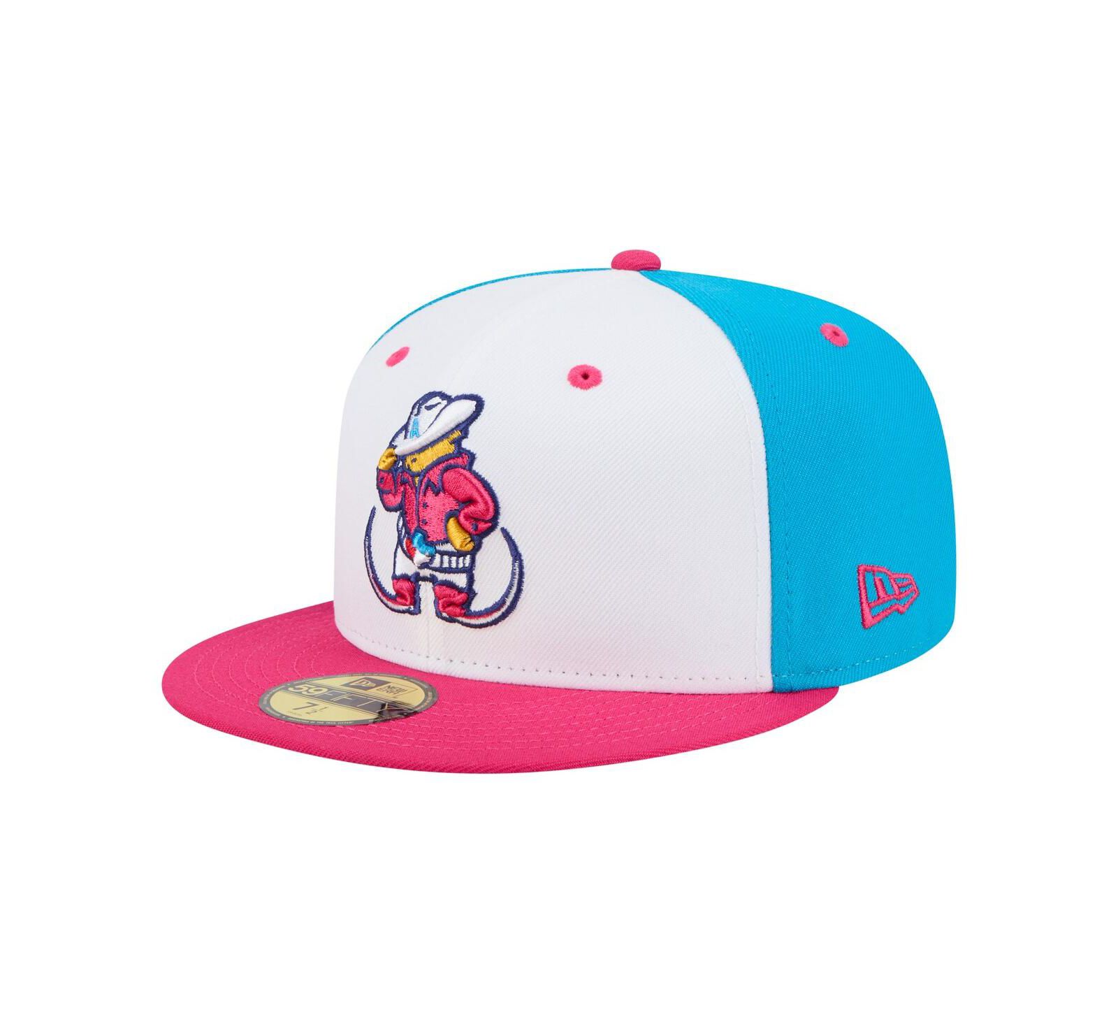 Мужская кепка New Era 59FIFTY White Amarillo Sod Poodles Copa de la Diversion