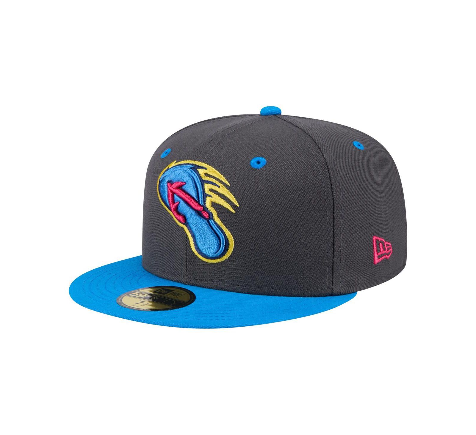 New Era Мужская кепка 59FIFTY San Antonio Missions Copa de la Diversion, серая/синяя