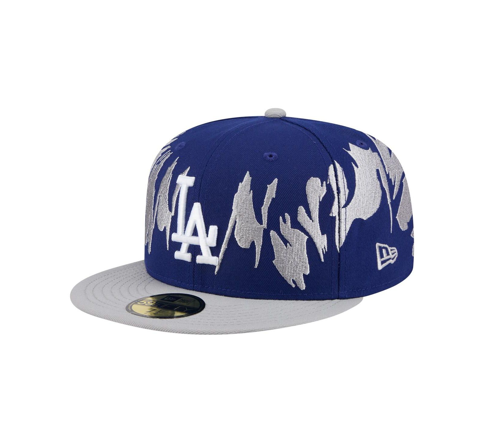 Кепка New Era Men's Navy/Gray Los Angeles Dodgers Retro Pattern 59FIFTY Fitted