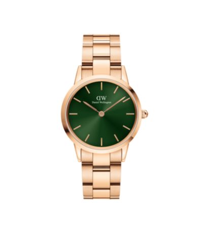 Daniel Wellington Unisex аналоговые часы Rose Gold-Tone Stainless Steel, 32mm
