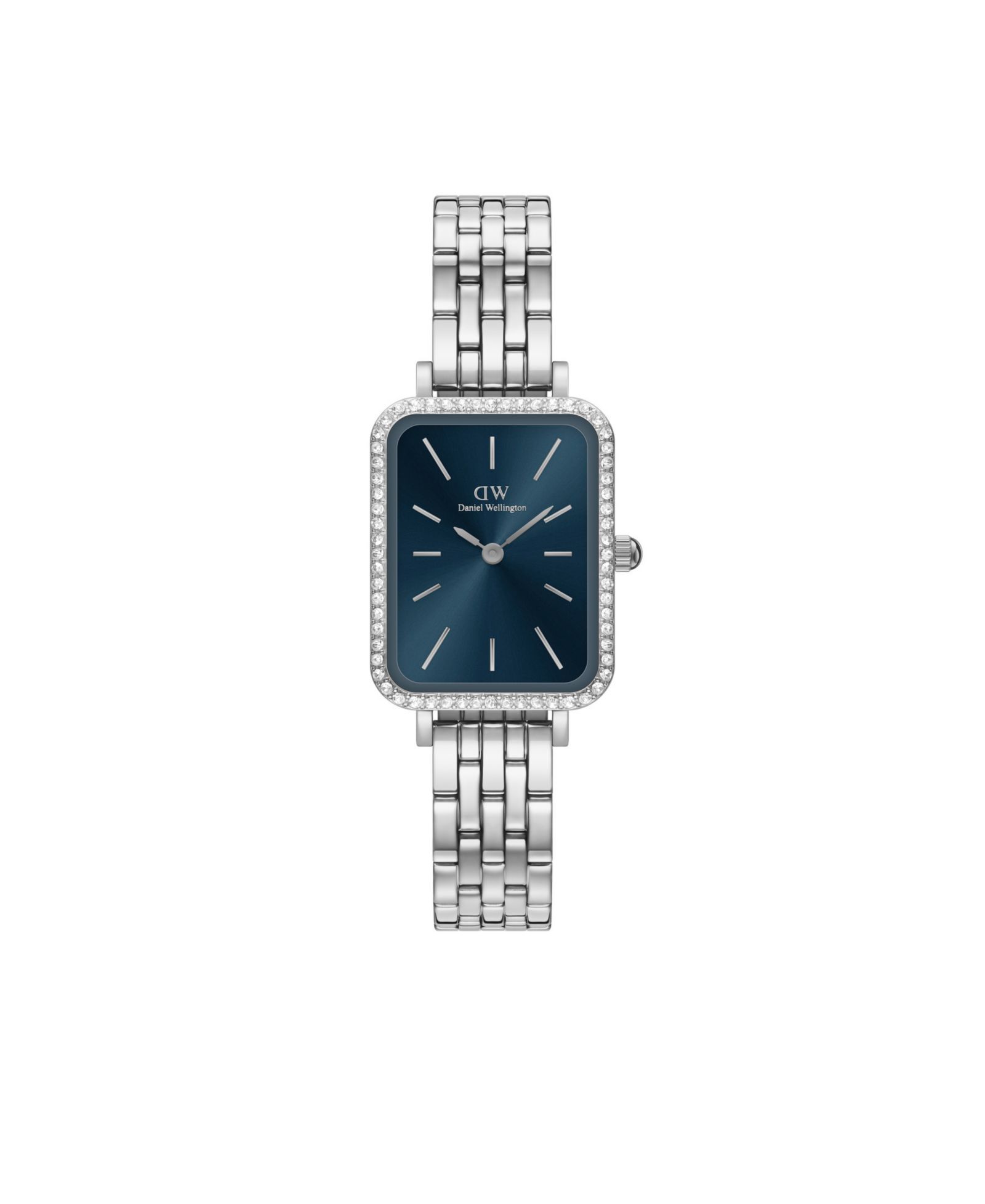 Daniel Wellington Unisex Analog Silver-Tone Stainless Steel Watch, 20mm