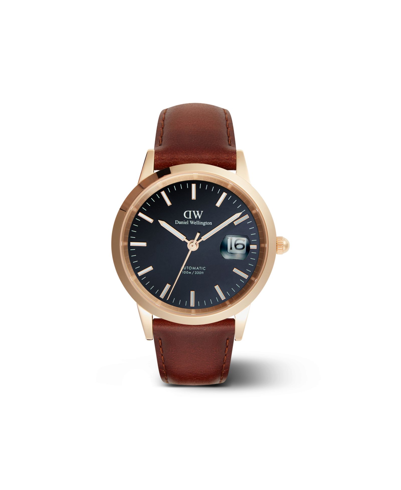 Daniel Wellington Унисекс часы Automatic Brown Genuine Italian Leather 40mm
