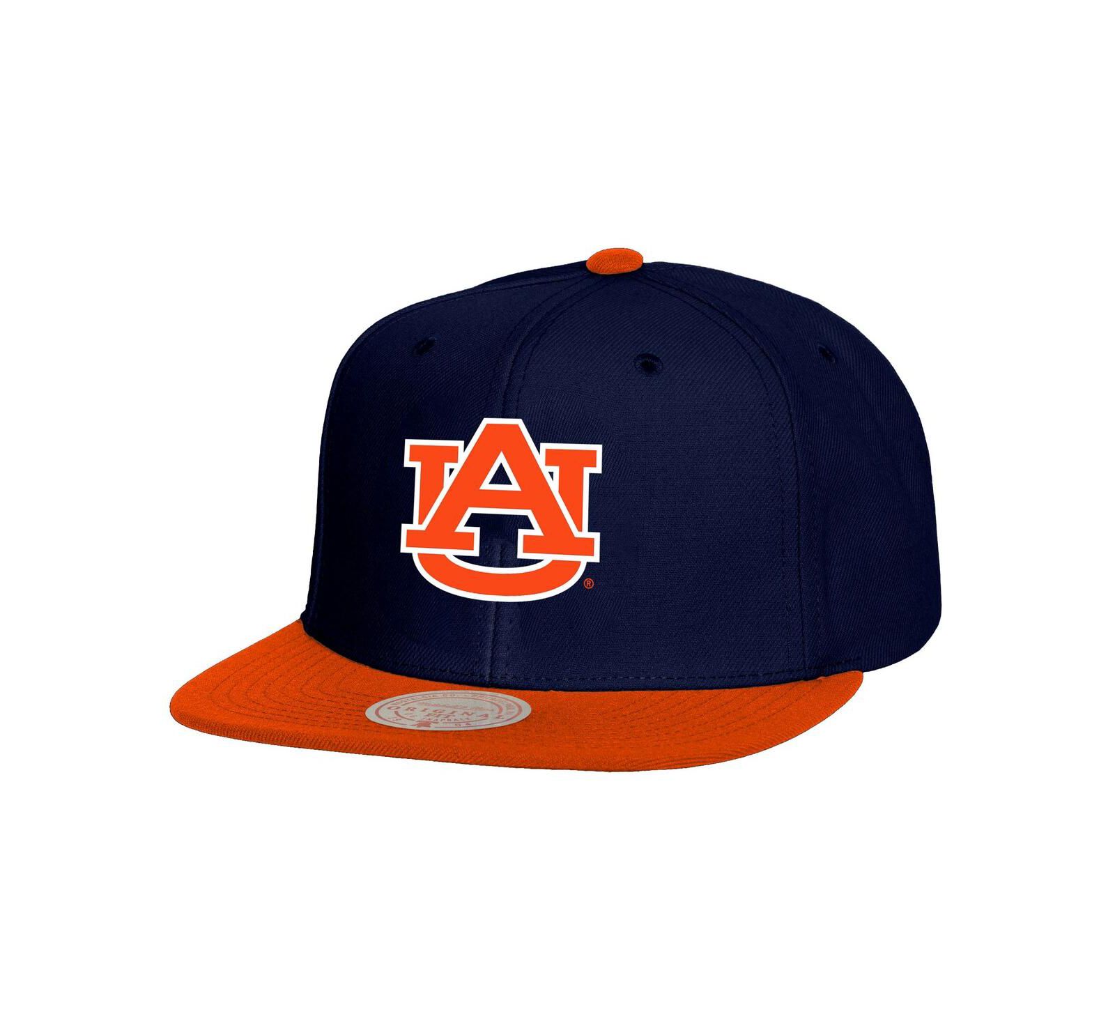 Mitchell & Ness Мужская кепка Mitchell & Ness Navy/Orange Auburn Tigers 2-Tone 2.0 Snapback