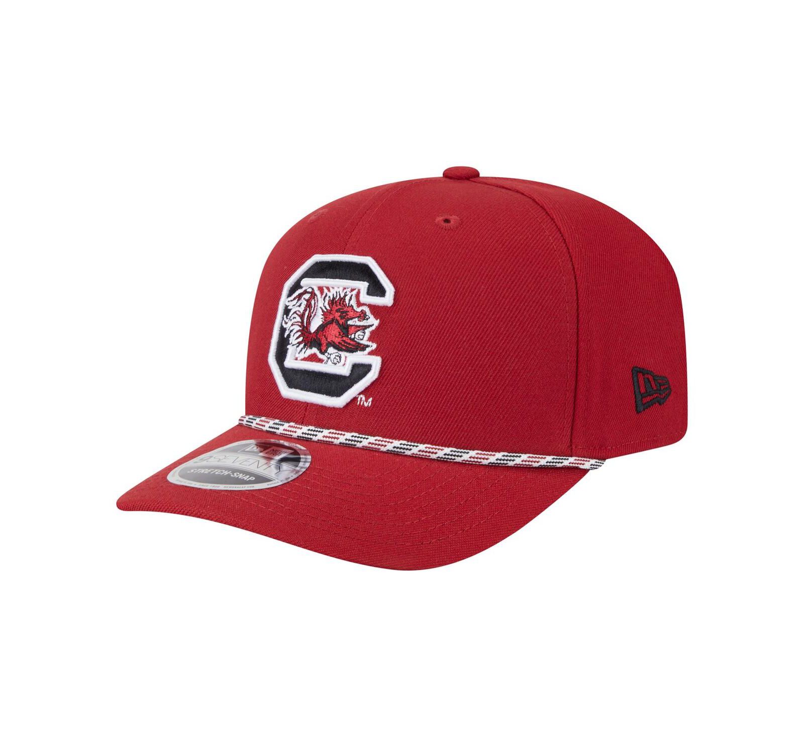 New Era Men's Garnet South Carolina Gamecocks Game Day Multi-Rope 9SEVENTY Stretch-Snap Hat