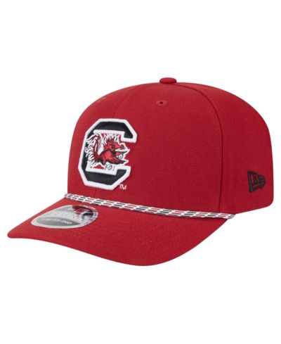Мужская кепка New Era Garnet South Carolina Gamecocks Game Day Multi-Rope 9SEVENTY Stretch-Snap