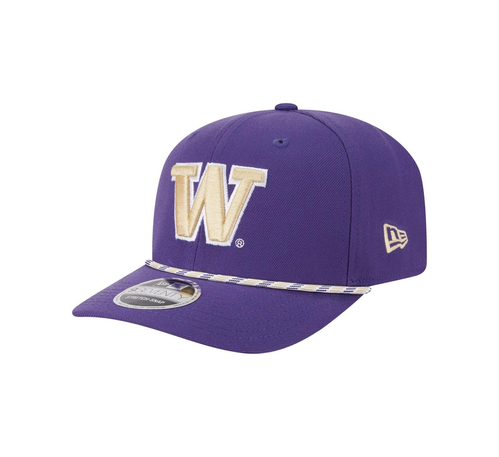Мужская кепка New Era Washington Huskies Game Day Multi-Rope 9SEVENTY Stretch-Snap