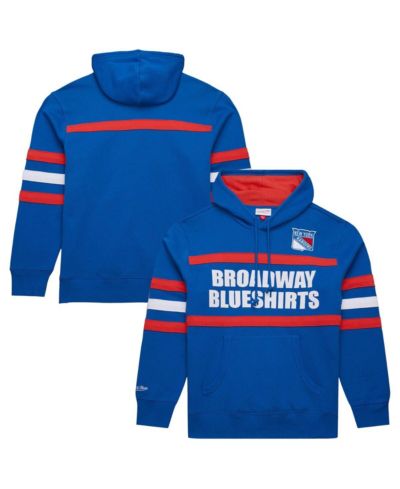 Mitchell & Ness Мужское худи-свитшот с лозунгом New York Rangers, синее