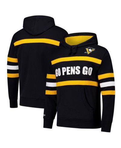 Мужское худи Mitchell & Ness Pittsburgh Penguins Head Coach Slogan Pullover, черное