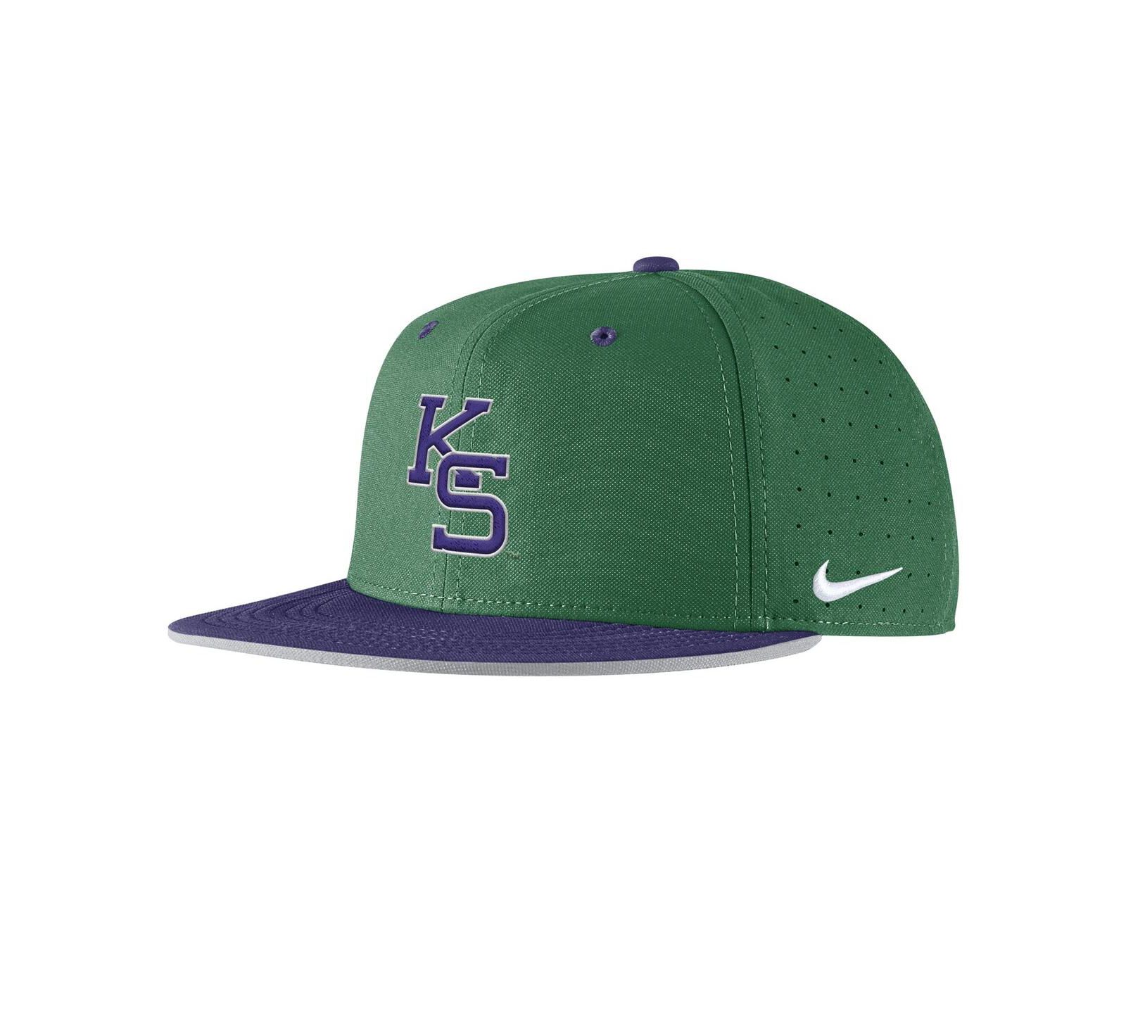 Мужская бейсболка Nike Green Kansas State Wildcats 2025 On-Field True Performance