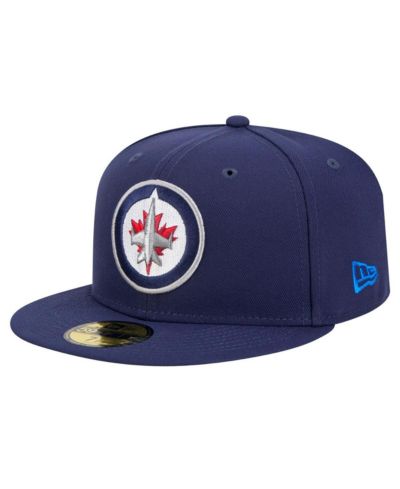 New Era Мужская кепка Core 59FIFTY fitted, темно-синяя, Winnipeg Jets