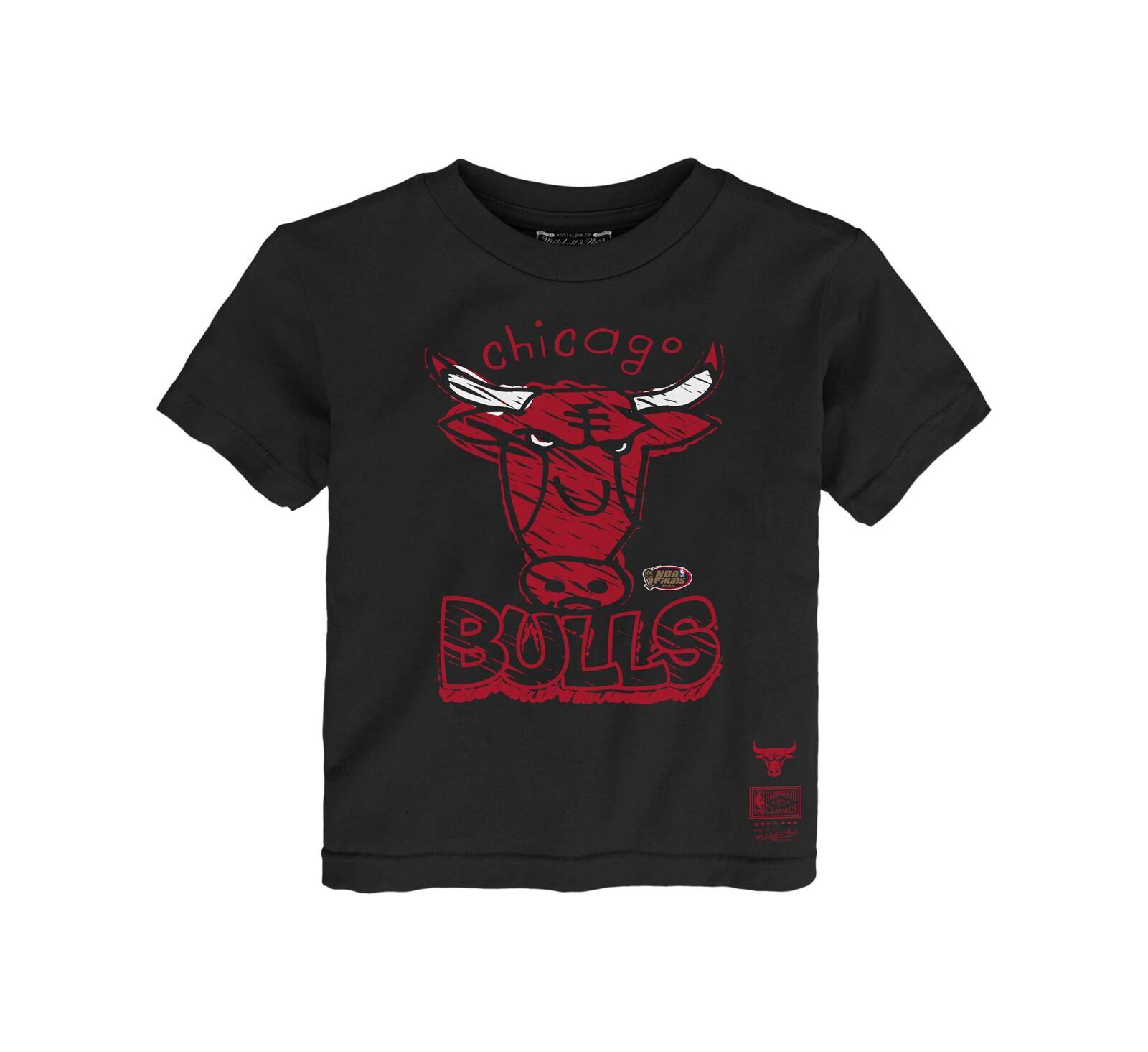 Детская футболка Mitchell & Ness Black Chicago Bulls Favorite Team