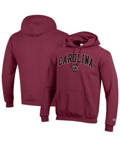 Champion Men's Garnet South Carolina Gamecocks Arch Over Logo Pullover Hoodie