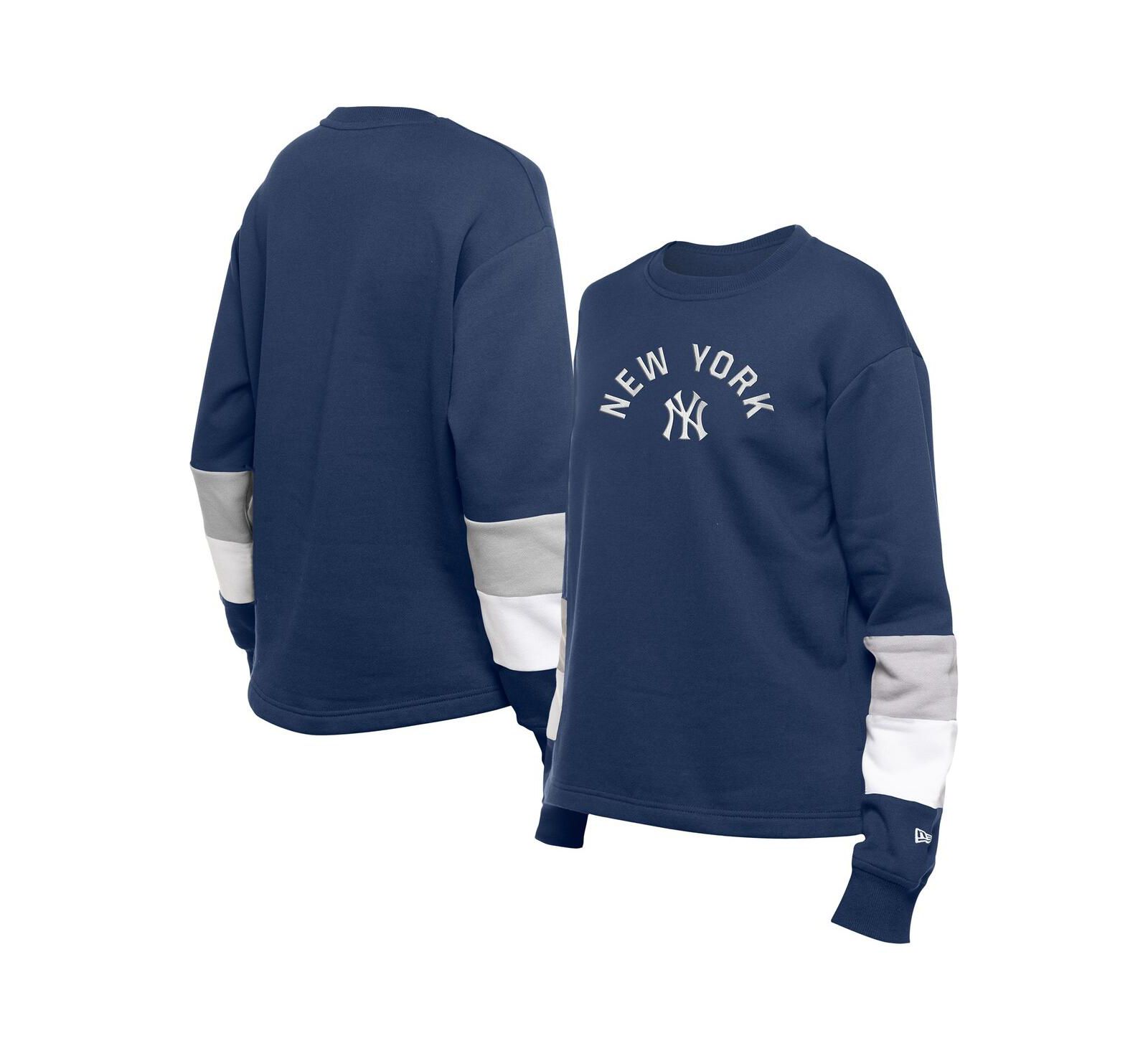 Женский свитшот New Era New York Yankees Gameday Crewneck, темно-синий