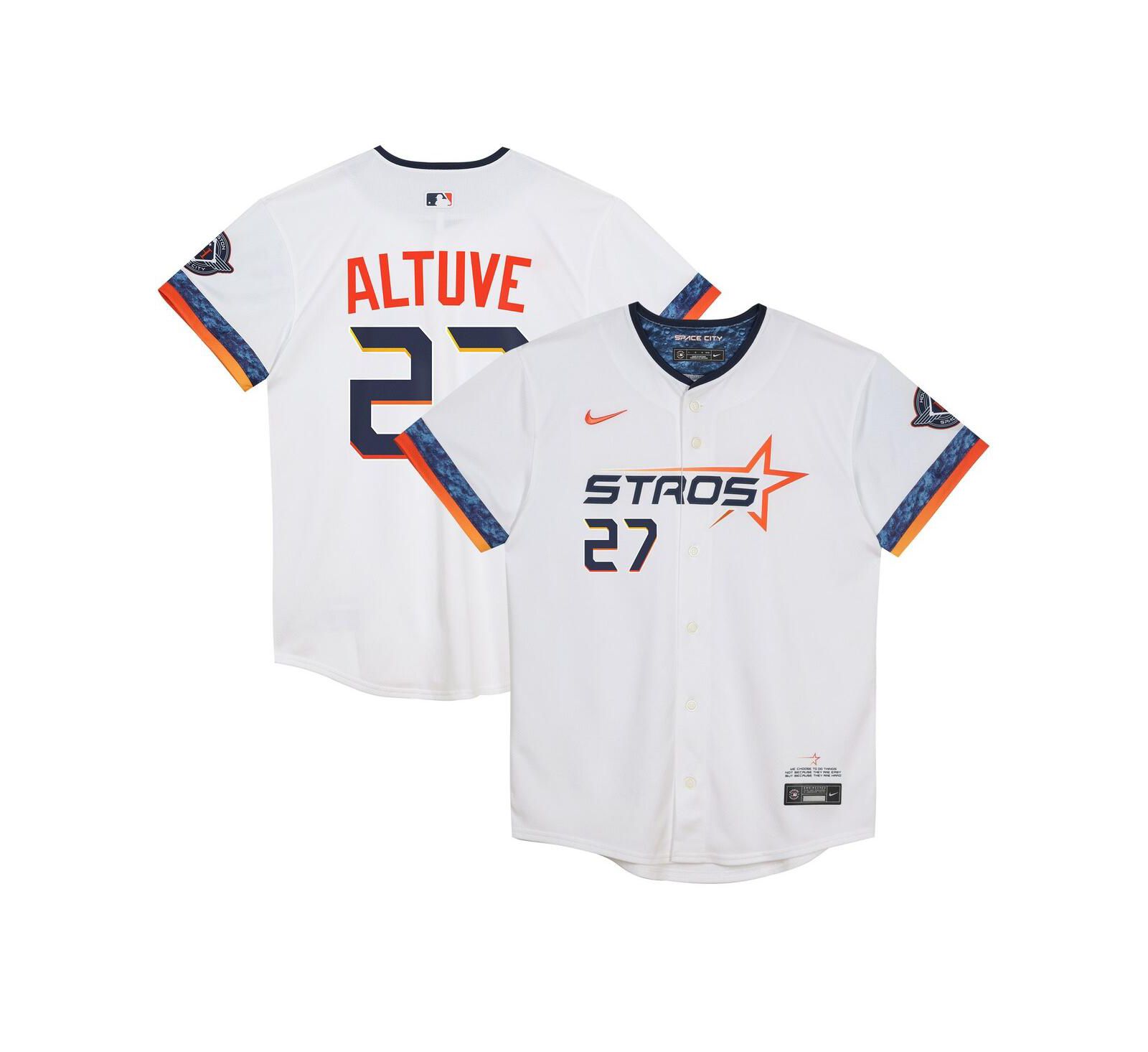 Джерси Nike Preschool Jose Altuve White Houston Astros 2025 City Connect Limited Player Jersey