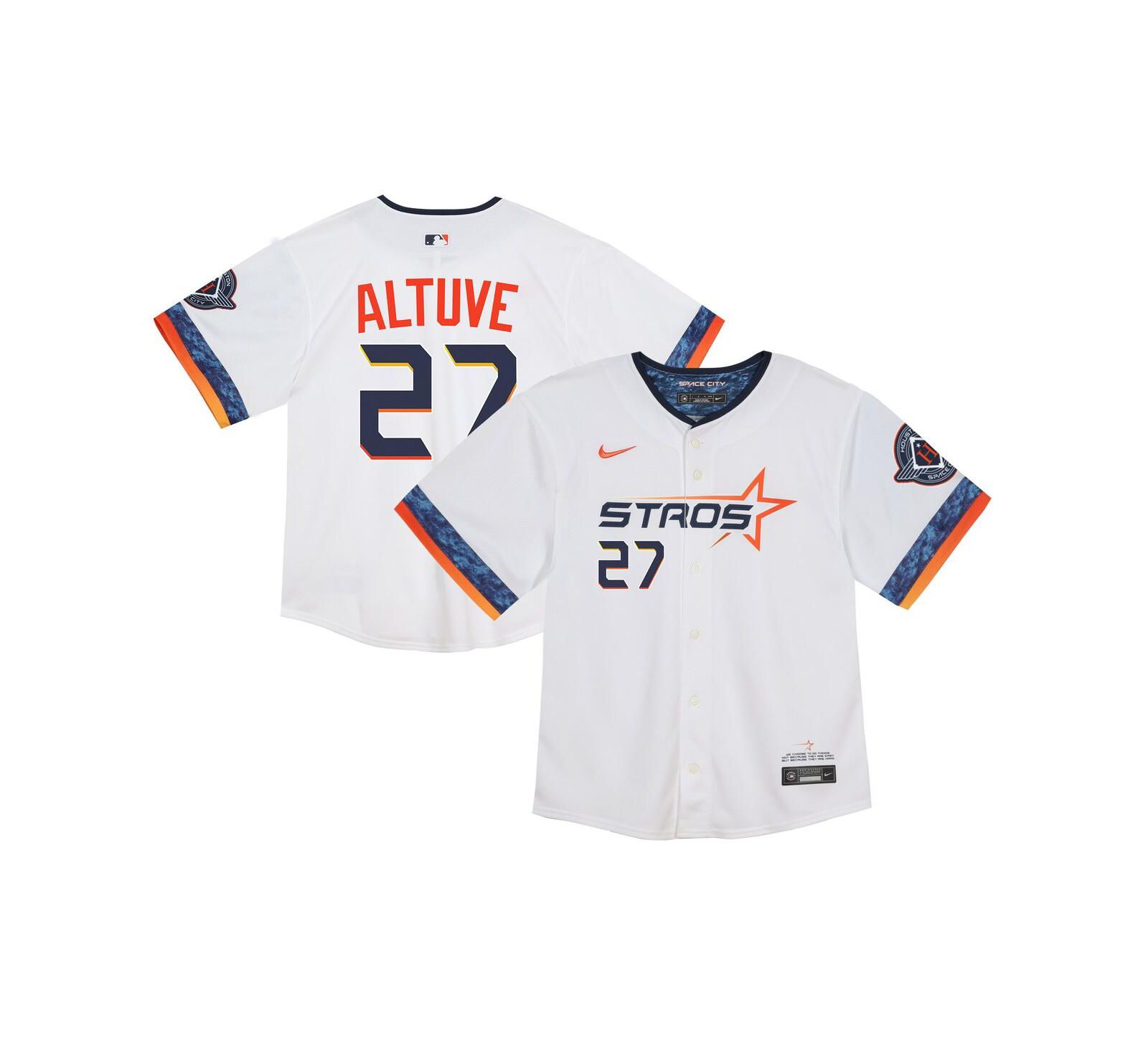 Детская джерси Nike Jose Altuve White Houston Astros 2025 City Connect Limited Player