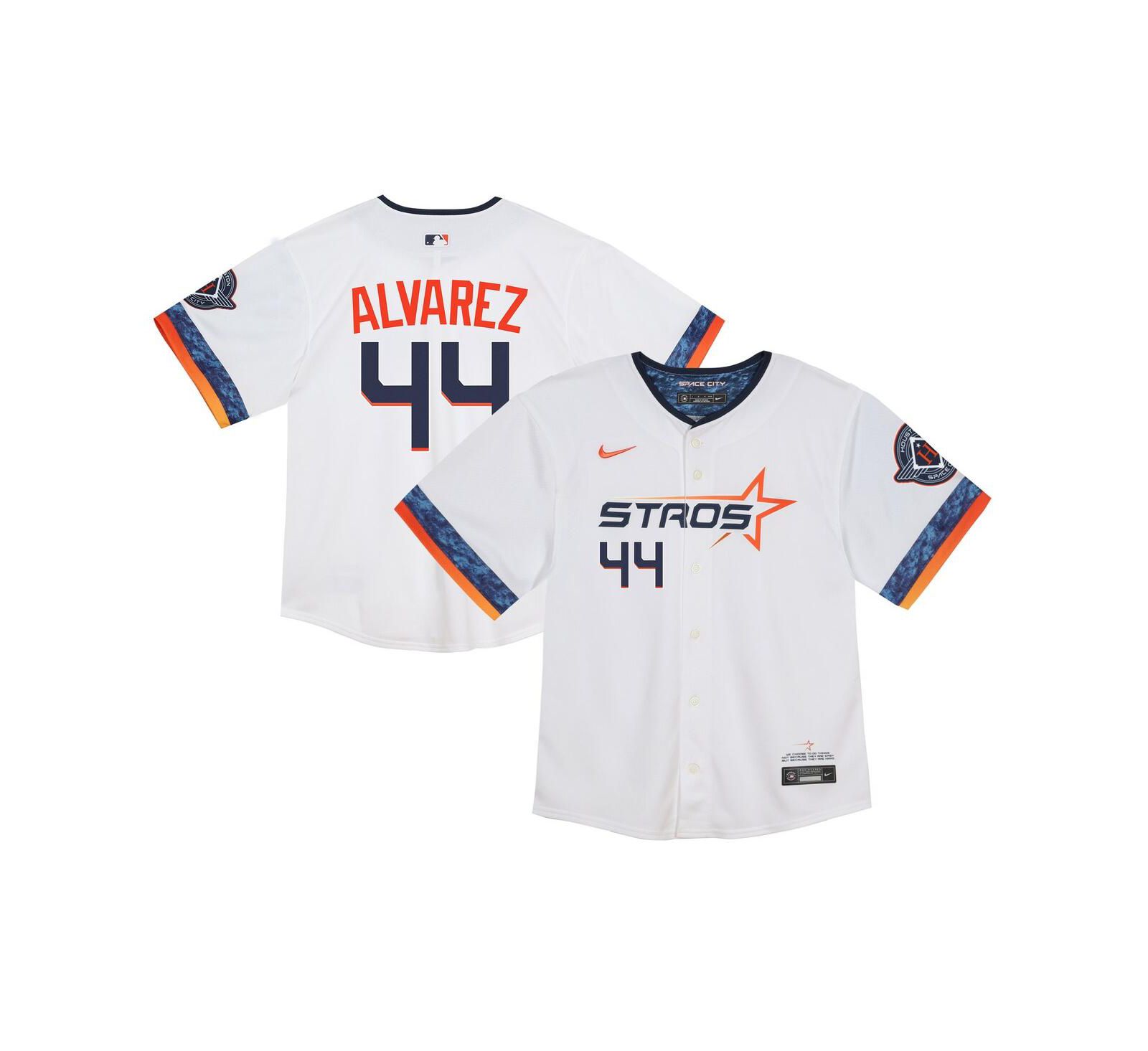 Nike детская джерси Yordan Alvarez White Houston Astros 2025 City Connect Limited