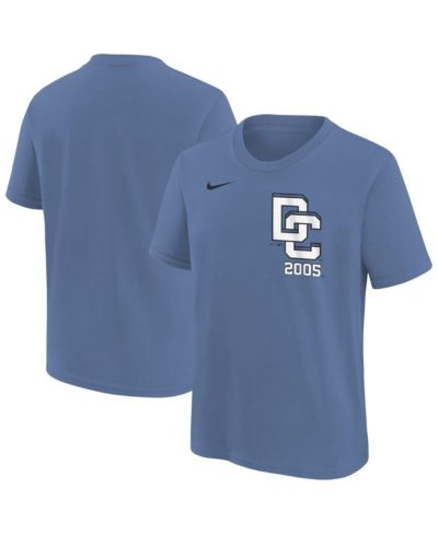 Футболка Nike Blue Washington Nationals 2025 City Connect для мальчиков и девочек