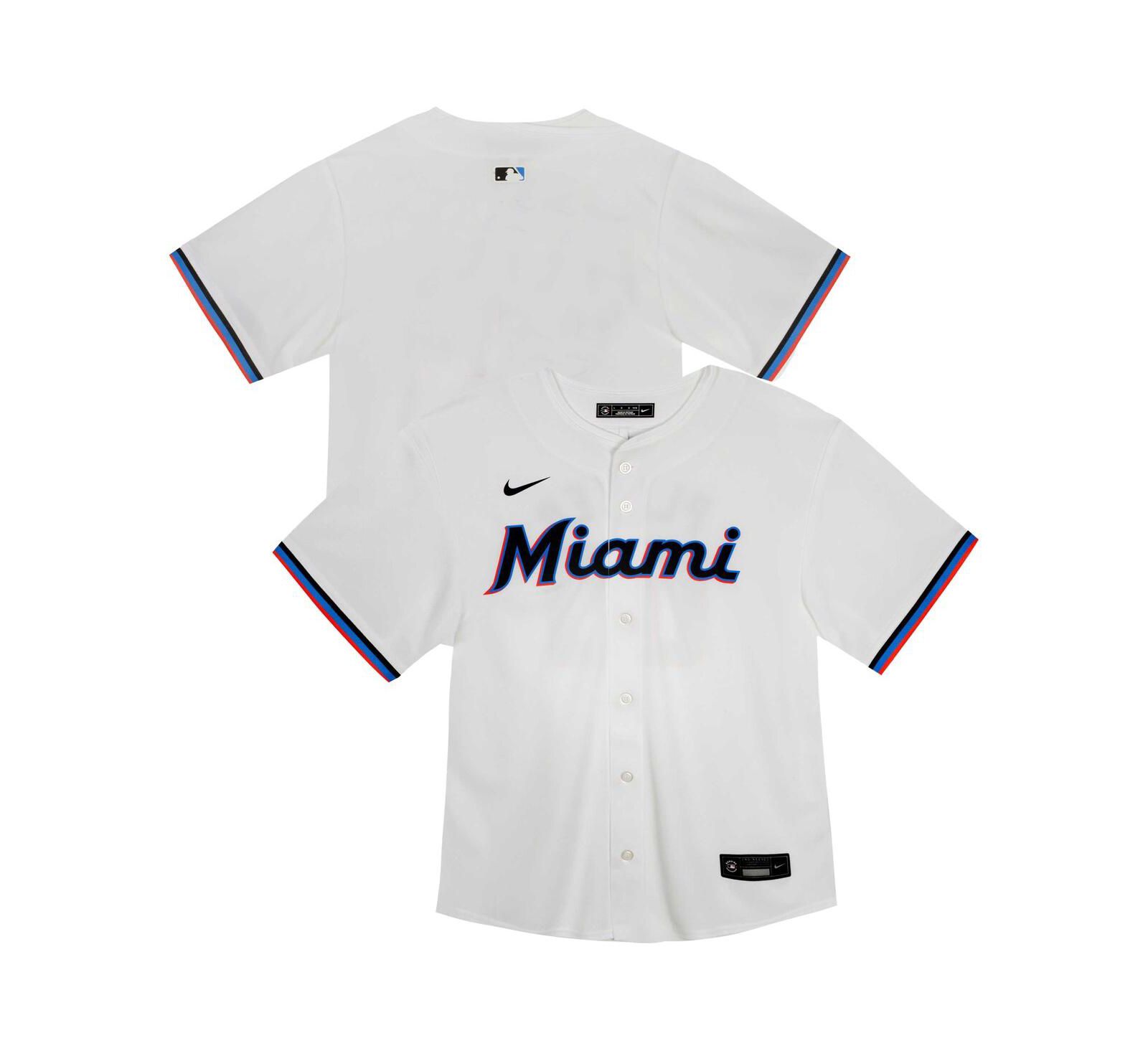 Nike детская джерси Miami Marlins White