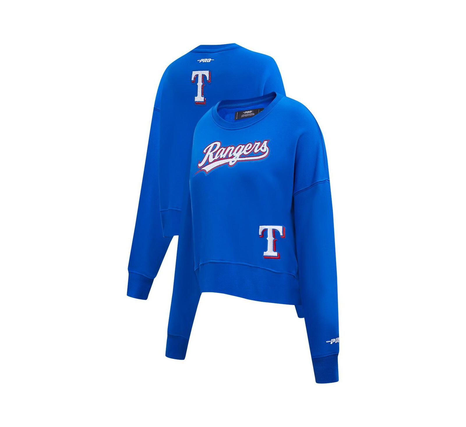 Женское флисовое худи Pro Standard Royal Texas Rangers Game Day Classics