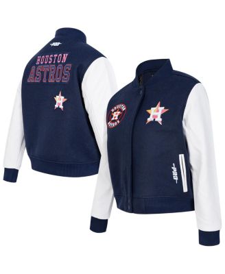 Pro Standard Женская шерстяная куртка университетского стиля Houston Astros, темно-синяя