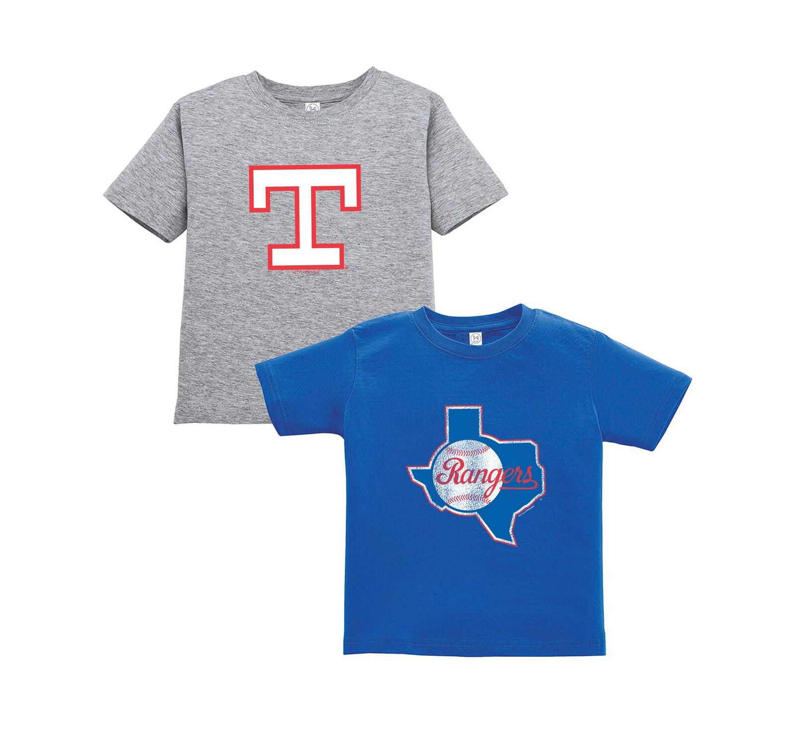 Soft As A Grape Детский набор футболок Texas Rangers