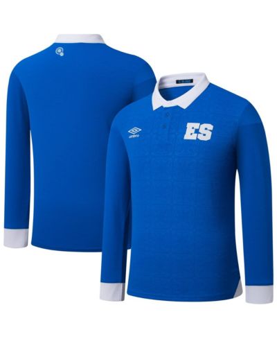 Мужская длинноsleeved джерси Umbro Blue El Salvador National Team 2025 Home Replica