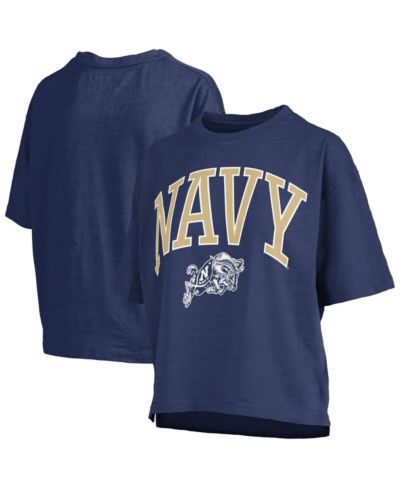 Женская футболка Pressbox Navy Midshipmen Nelson Arch