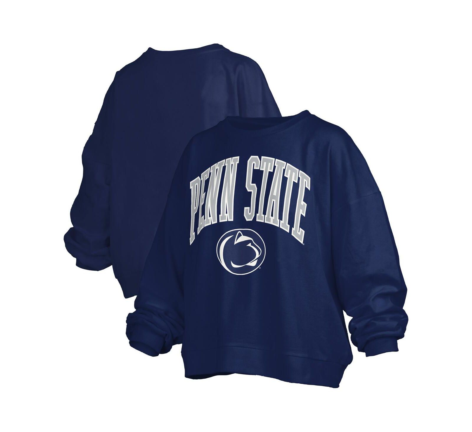 Свитшот Pressbox Women's Navy Penn State Nittany Lions